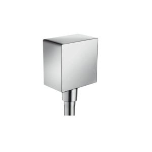 Hansgrohe - Fixfit Square Wall Outlet Plastic - Chrome