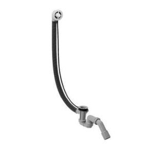 Hansgrohe – Flexaplus Basic Set for Waste and Overflow Set – for Large Baths (Any Bath Width)