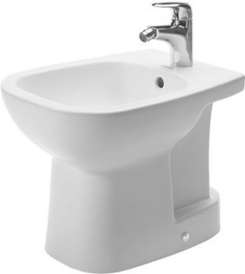 Duravit - D-Code Bidet Floorstanding 480mm Compact 1TH - White