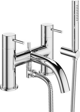 Crosswater - Mike Pro Deck Mounted Bath Shower Mixer With Kit - Chrome