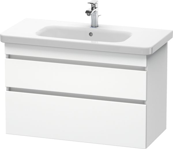 Duravit - DuraStyle Vanity Unit 610x930x448mm Wall Mounted 2 Drawer - White Matt