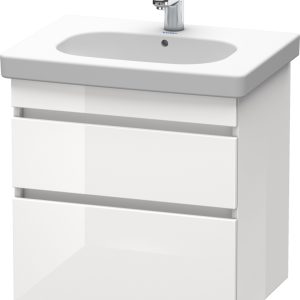 Duravit - DuraStyle Vanity Unit 610x600x453mm Wall-Mounted - White High Gloss