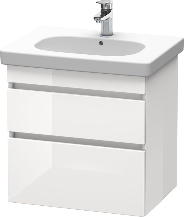 Duravit - DuraStyle Vanity Unit 610x600x453mm Wall-Mounted - White High Gloss