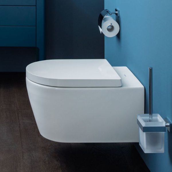 Duravit ME By Starck Wall Mounted Rimless Toilet RSF Bathrooms