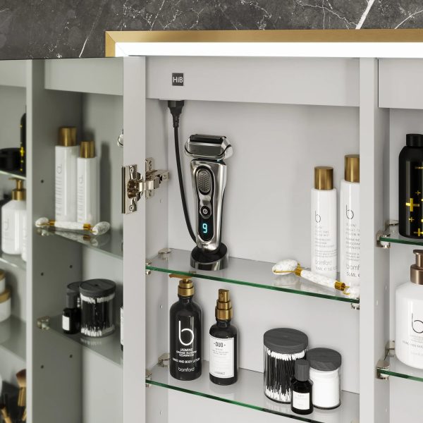 HiB Vanquish Recessed Mirror Cabinets RSF Bathrooms