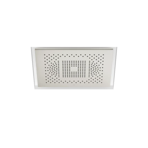 Dornbracht - Serenity Sky Rain Panel for Recessed Ceiling Installation with Light in Brushed Stainless Steel
