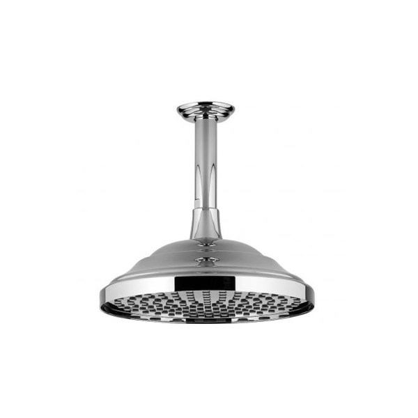Dornbracht – Rain Traditional Overhead Shower with Ceiling Arm - Chrome - 28565977-00 (1)