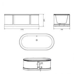 Imperial KING CHARLES BATH SPEC