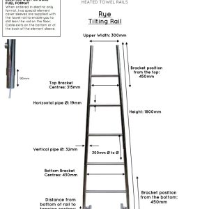 JIS_Sssex_Rye_tilting_heated_towel_rail_in_stainless_steel_dimensions