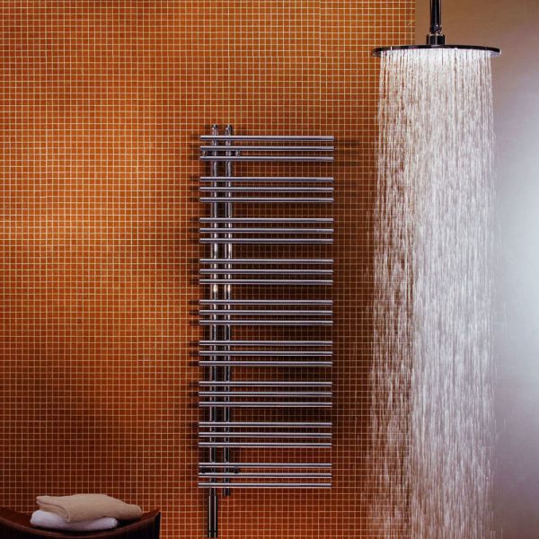 Yucca Asymmetrical Chrome Towel Rail 2