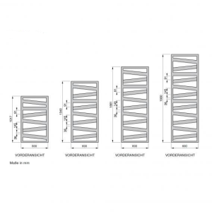 Zehnder Ribbon bathroom radiator