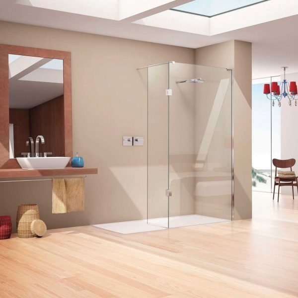 Matki Eauzone Plus Wet Room Panel With Hinged Panel Rsf