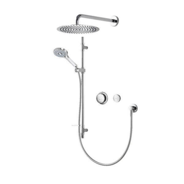 Aqualisa Rise Dual Outlet Shower With Vita Adjustable Handset 250mm Metal Drencher Head And Wired Remote Rsf Bathrooms If the shower head is leaking all the time, check the videos below on the easiest way to fix this yourself. rsf bathrooms