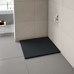 Merlyn – Truestone Square Shower Tray 900mm x 900mm in Black