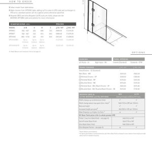 Matki – Eauzone Plus Double Panel Bath Screen EPD