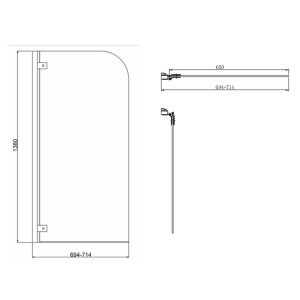 kai_6_single_hinged_panel_DIMENSIONS