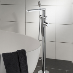JTP - Hugo Thermostatic Floor Standing Bath Shower Mixer Tap with Kit -71434