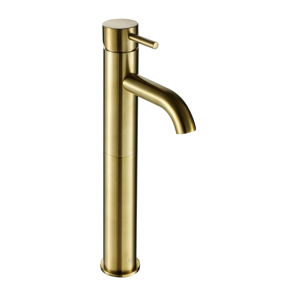 JTP - VOS Single Lever Tall Basin Mixer in Brushed Brass - 23009ABBR