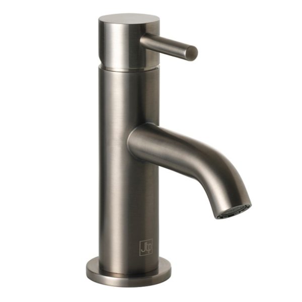 VOS single lever basin mixer brushed black