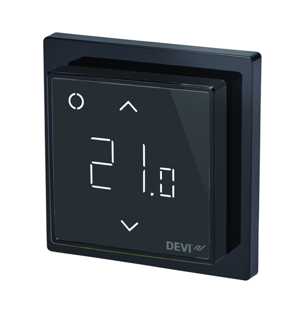 DEVI Smart Programmable Thermostat Black RSF Bathrooms