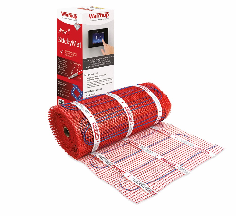 Warmup Electric Underfloor Heating Sticky Mat Kit 150w RSF Bathrooms