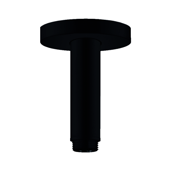 Hansgrohe FinishPlus - Ceiling Mounted Shower Arm S 100mm - Matt Black - 27393670