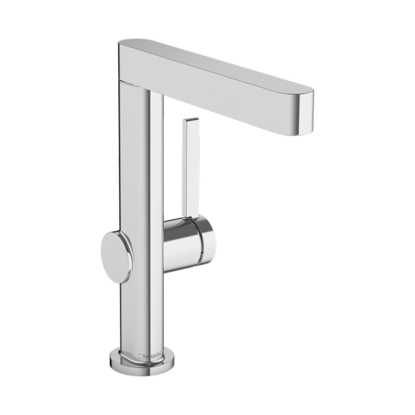 Hansgrohe - Finoris Basin Mixer 230 with Swivel Spout and Push-Open Waste Set in Chrome - 76060000