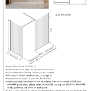 Matki-ONE Panel & Side Panel with Cross Bracing Bar MOWW