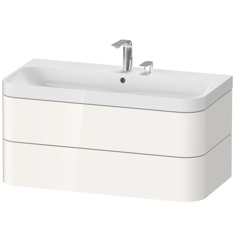 Duravit - Happy D.2 Plus Furniture Washbasin C-Shaped with Vanity Wall Mounted 975mm