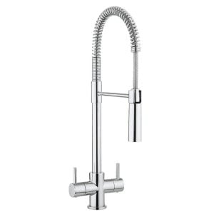 Crosswater - Cook Dual Control Kitchen Mixer with Flexi Spray