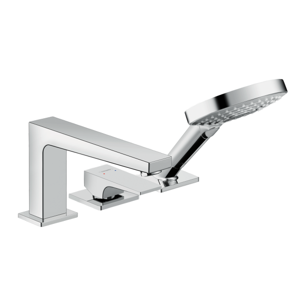 Hansgrohe - Metropol 3-Hole Rim-Mounted Single Lever Bath Mixer with ...