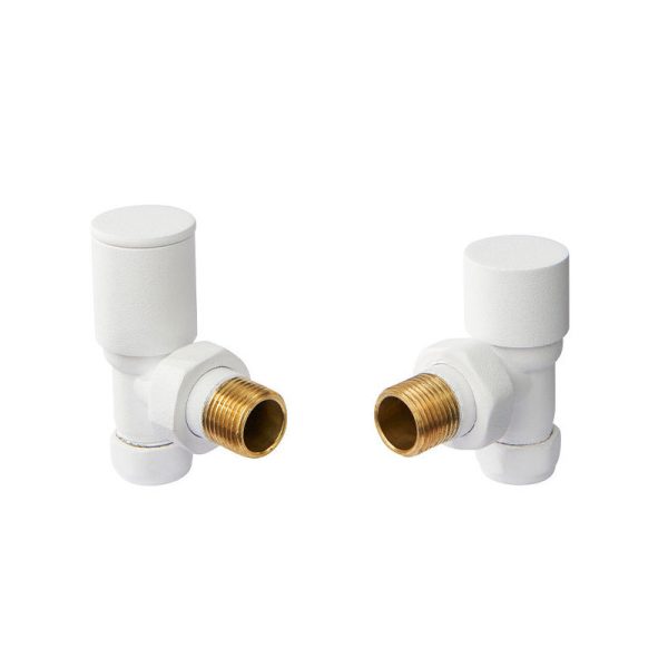 vogue White sparkle radiator valves