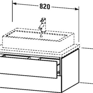 L-Cube Vanity unit for console