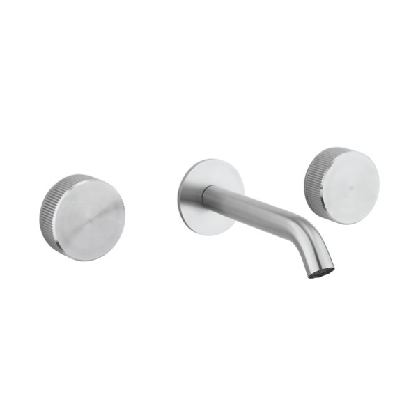 Crosswater – 3ONE6 Wall Mounted 3 Hole Basin Mixer - TS130WNS