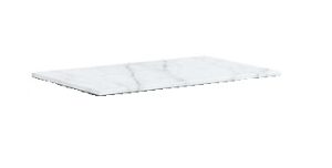 Crosswater - Carrara Marble Effect Worktop 610mm