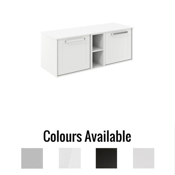 Crosswater – Infinity 1200 Framed Vanity Unit with Worktop