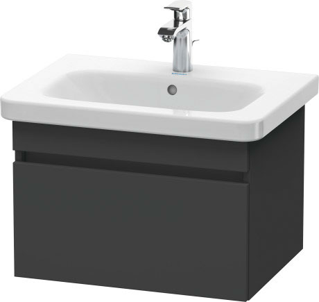 Duravit - DuraStyle 1 Compartment Wall Mounted Vanity Unit Graphite Matt 580mm for DuraStyle Basin (#2320)