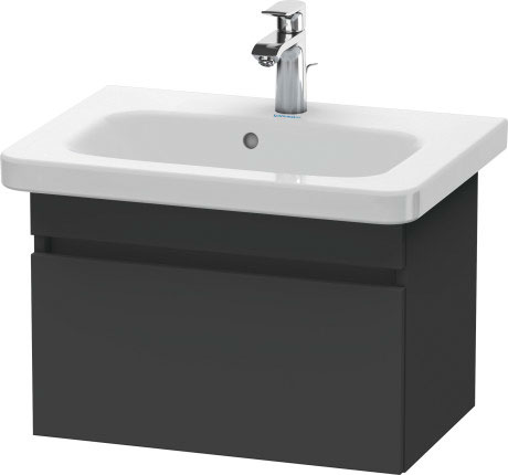 Duravit - DuraStyle 1 Compartment Wall Mounted Vanity Unit Graphite Matt 580mm for DuraStyle Basin (#2337)