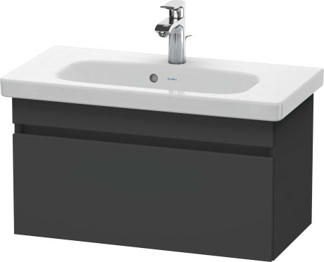 Duravit - DuraStyle 1 Compartment Wall Mounted Vanity Unit Graphite Matt 730mm for DuraStyle Basin (#2337)