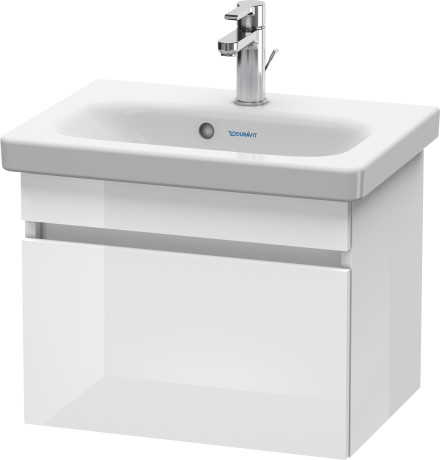Duravit - DuraStyle 1 Compartment Wall Mounted Vanity Unit White High Gloss 500mm for DuraStyle Basin (#2337)