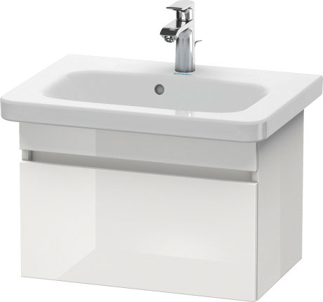 Duravit - DuraStyle 1 Compartment Wall Mounted Vanity Unit White High Gloss 580mm for DuraStyle Basin (#2337)