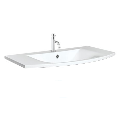 Crosswater – Svelte Vanity Basin in Cast Mineral Marble Basin 800mm