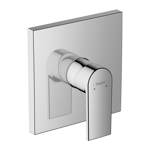 Hansgrohe – Vernis Shape Concealed Manual Mixer Valve One Outlet - Chrome - 71668000