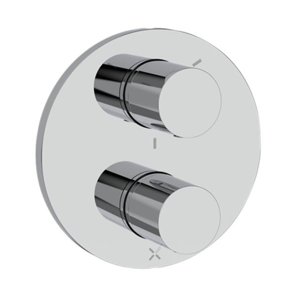 Crosswater - Lazo Crossbox Concealed Thermostatic Shower Valve Three Outlets - LACB2500LBPC