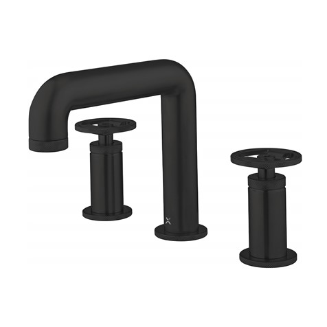 Crosswater - Union 3 Hole Deck Mounted Basin Mixer - UB135DNM