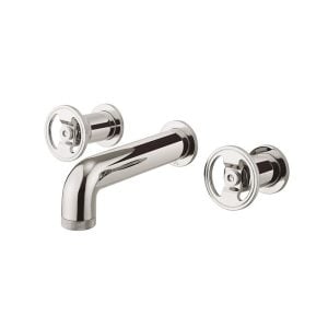 Crosswater - Union 3 Hole Wall Mounted Basin Mixer - UB130WNC+