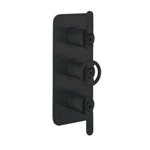 Crosswater - Union Concealed Thermostatic Shower Valve Portrait Three Handles (Trim Set Only)