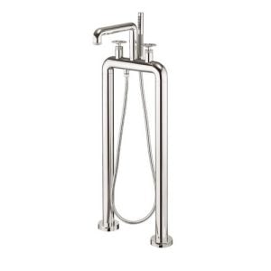 Crosswater - Union Free Standing Bath Filler & Shower Kit Wheel