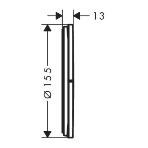 Axor Hansgrohe - ShowerSelect ID Concealed Thermostatic Shower Valve Three Outlets - 36779000 - spec