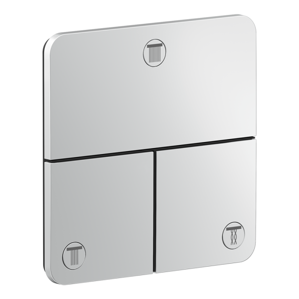 Axor – ShowerSelect ID SoftSquare Concealed Thermostatic Shower Valve Three Outlets - 36781000